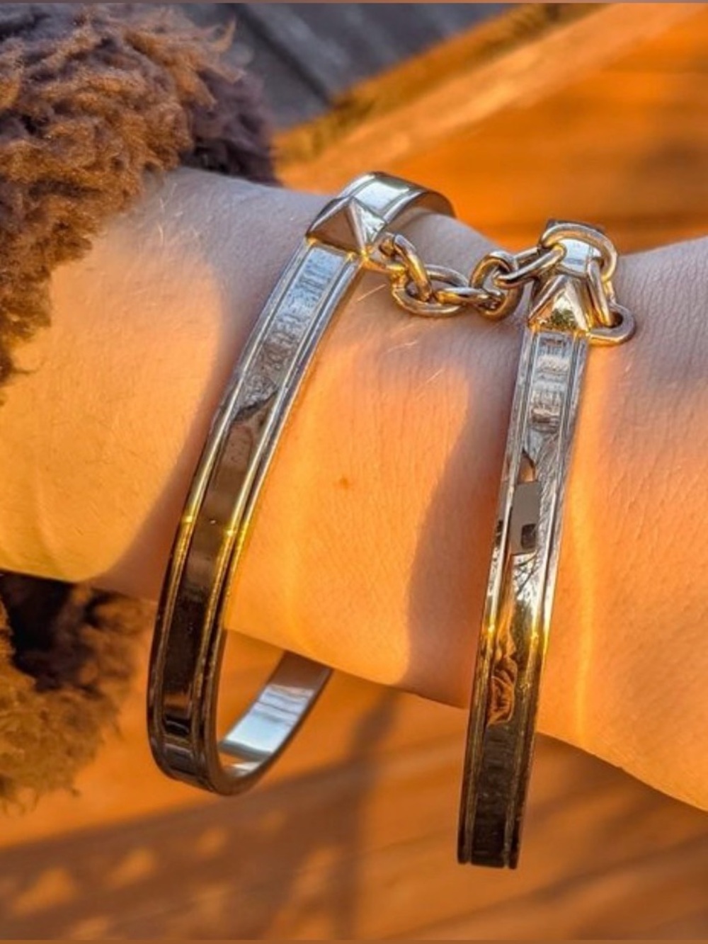 Victoria’s Secret y2k double Bangle Bracelet